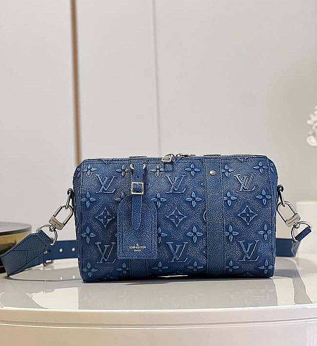 LV Soft Trunk Wallet Blue -22.5*14*5CM - 1