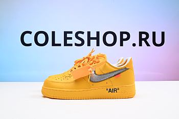Nike Air Force 1 Low Off-White University Gold Metallic Silver DD1876-700