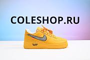 Nike Air Force 1 Low Off-White University Gold Metallic Silver DD1876-700 - 5