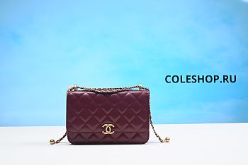 Chanel Bag Wine Red