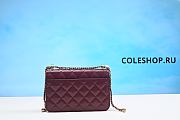 Chanel Bag Wine Red - 3