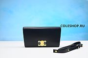Celine Classique Triomphe Bag ln Shiny Calfskin Black - 2