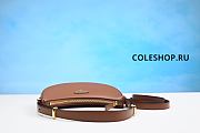 Prada Arqué Leather Shoulder Bag Cognac - 6