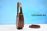 Prada Arqué Leather Shoulder Bag Cognac - 3