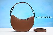 Prada Arqué Leather Shoulder Bag Cognac - 2
