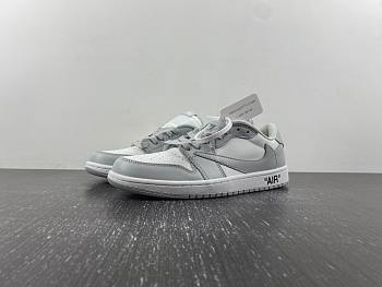 Air Jordan 1 Low Grey Travis Scott Fragment DM7866-140