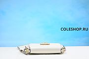 Prada Logo-Plaque Shoulder Bag White  - 6