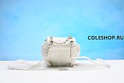 Chanel Backpack White Calfskin Leather - 3