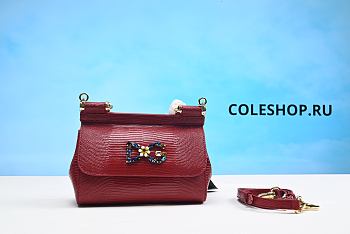 Dolce & Gabbana Sicily Bag Red