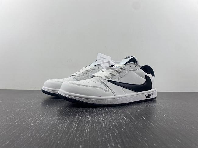 Air Jordan 1 Low Black White Travis Scott Fragment DM7866-140 - 1