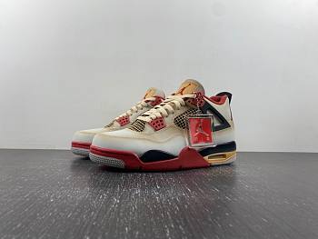 Air jordan 4 Dragon white black red AQ9129 105  