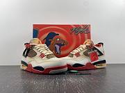 Air jordan 4 Dragon white black red AQ9129 105   - 5