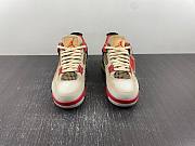 Air jordan 4 Dragon white black red AQ9129 105   - 4