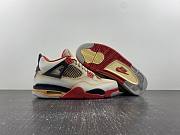 Air jordan 4 Dragon white black red AQ9129 105   - 3