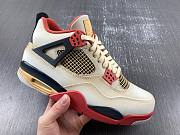 Air jordan 4 Dragon white black red AQ9129 105   - 2