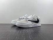 Air Jordan xTravis Scott Cut The Check White Light Gray Black FZ8117-001 - 1