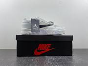 Air Jordan xTravis Scott Cut The Check White Light Gray Black FZ8117-001 - 4