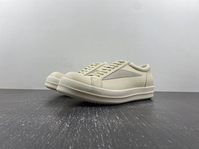 Rick Owens Suede Fur Inverted Triangle Off-white RU01C4897 LVSLPO - 1