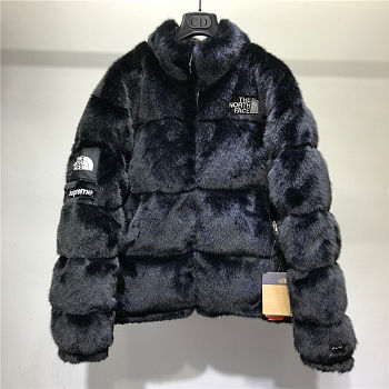 Supreme x The North Face Black Fur