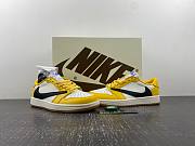 Air Jordan 1 x Travis Scott  Undercut Low Top White Yellow Black DZ4137-700 - 6
