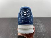 Louis Vuitton LV trainer blue denim 1A9JGR - 5