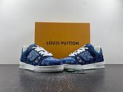 Louis Vuitton LV trainer blue denim 1A9JGR - 4