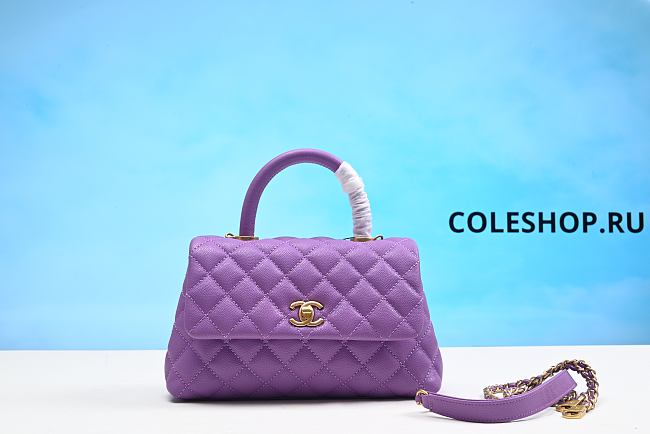 Chanel Bag Purple  - 1