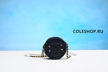 Chanel Round Bag Black
