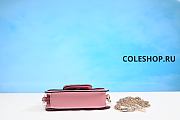 VALENTINO LOCO MICRO BAG WITH CHAIN AND JEWEL LOGO PINK - 5