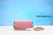 VALENTINO LOCO MICRO BAG WITH CHAIN AND JEWEL LOGO PINK - 2