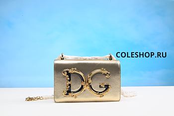 Dolce & Gabbana DG Chain Crossbody Bag Gold