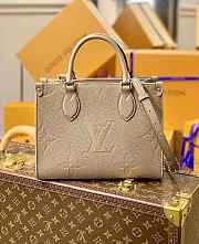 Louis Vuitton Onthego Empreinte Monogram Beige Tote Bag M45660 Size 25x19x11.5cm - 1