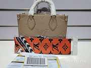 Louis Vuitton Onthego Empreinte Monogram Beige Tote Bag M45660 Size 25x19x11.5cm - 4