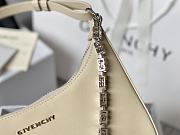 Givenchy Out Bag in Shiny Leather with Chain Beige - 5