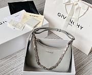 Givenchy Out Bag in Shiny Leather with Chain Grey - 1
