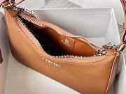 Givenchy Out Bag in Shiny Leather with Chain Orange - 4