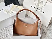 Givenchy Out Bag in Shiny Leather with Chain Orange - 2