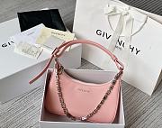 Givenchy Out Bag in Shiny Leather with Chain Pink - 1
