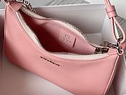 Givenchy Out Bag in Shiny Leather with Chain Pink - 3