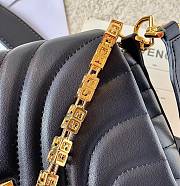 Givenchy 4G Soft Bag in Quilted Leather with Chain Black - 2