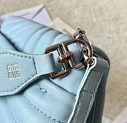 Givenchy 4G Soft Bag in Quilted Leather with Chain Blue - 4