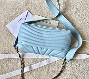 Givenchy 4G Soft Bag in Quilted Leather with Chain Blue - 3
