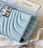 Givenchy 4G Soft Bag in Quilted Leather with Chain Blue - 2