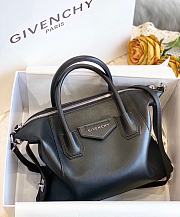 Givenchy Antigona Bag in Box Leather Black - 6