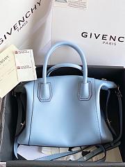 Givenchy Antigona Bag in Box Leather Lighting Blue - 2
