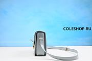 Celine Classique Triomphe Bag ln Shiny Calfskin Grey - 5