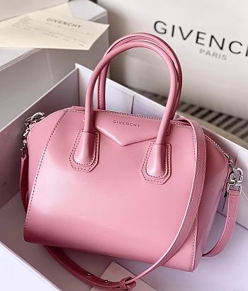 Givenchy Antigona Bag in Box Leather Lighting Pink