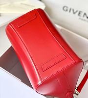 Givenchy Antigona Bag in Box Leather Red - 5