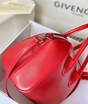 Givenchy Antigona Bag in Box Leather Red - 2