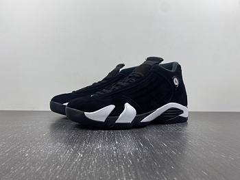 Air Jordan 14 Retro Black White 487471-016